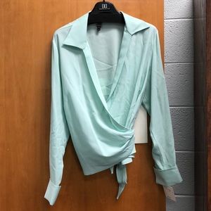 NWT Wrap Blouse